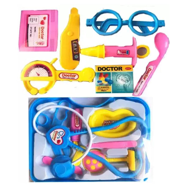 Kids doctor set with various tools