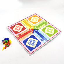 Two-mode board game for families, includes Ludo and ladder games for 2 to 4 players