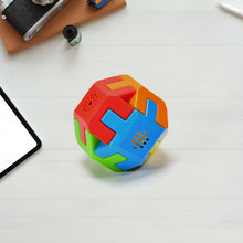 Multicolor activity cube for children.