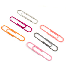 Multipurpose Assorted Color Paper Clips (Approx 30 Pcs / Medium Size)