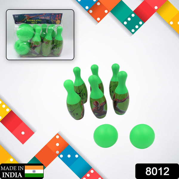 bowling pins and ball in kids' game set