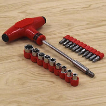 Batch head ratchet screwdriver set.