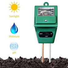 3-way pH meter for accurate soil testing.