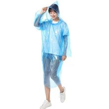 Lightweight, disposable rain coat for quick and easy protection